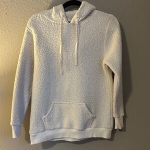 Old Navy Cream Sherpa Hoodie